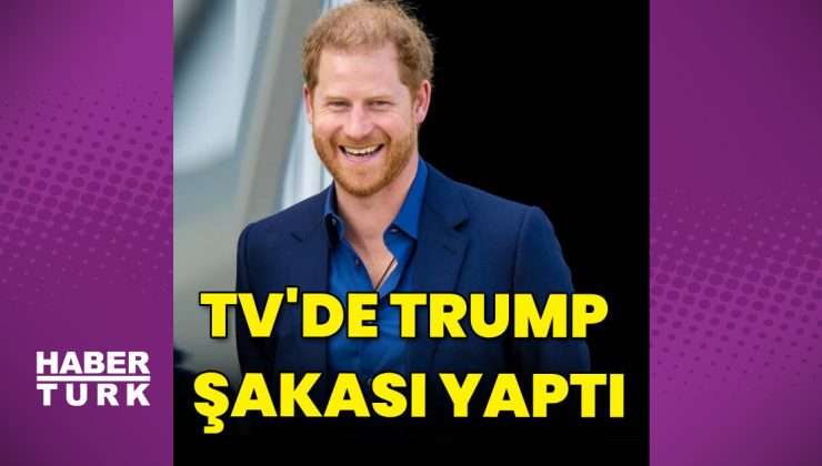 Prens Harry’den televizyonda Donald Trump şakası