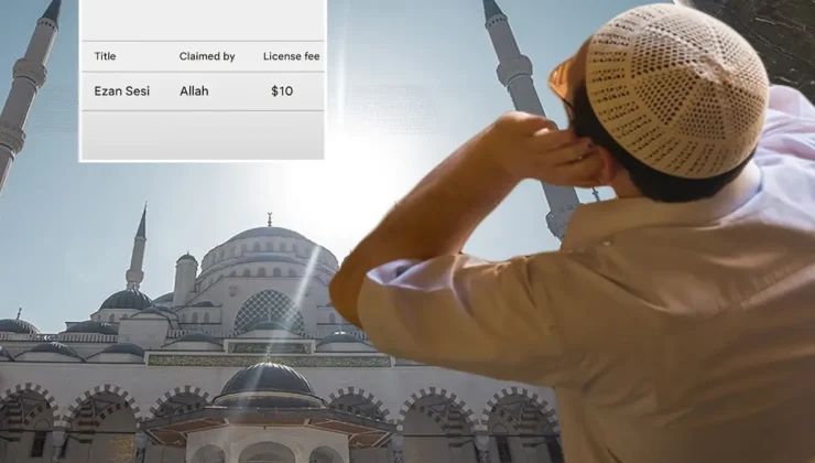 "Allah" isimli kullanıcı ezan sesinin telifini aldı iddiası