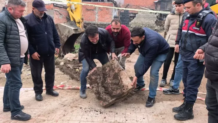 Site inşaatında topraktan çıkanları görenler gözlerine inanamadı