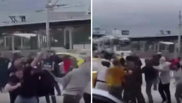 Sokak ortasında meydan savaşı! Demir sopalarla birbirlerine acımadan vurdular