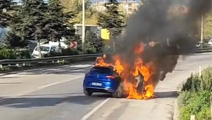 Süper Lig ekibinin yıldızı ölümden döndü! Aracı alev yandı