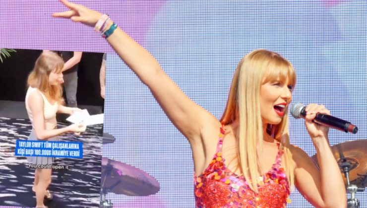 Taylor Swift, turne ekibine 197 milyon dolar dağıttı
