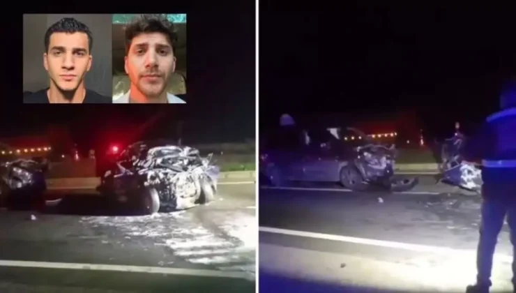 Tekirdağ’da feci kaza: İnfaz koruma memuru ve kardeşi hayatını kaybetti