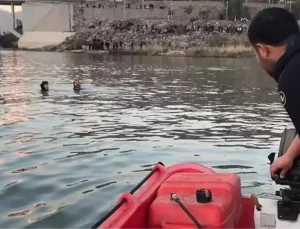 Terliğini almak isterken Dicle Nehri’ne düşen Ahmet’i arama çalışması başlatıldı