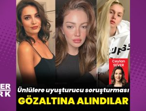 Ünlülere uyuşturucu soruşturması