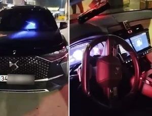 Yalova’da çakarlı otomobil sürücüsüne 276 bin lira ceza