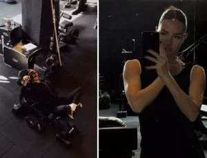 Yasemin Ergene’den sosyal medyayı sallayan spor pozları