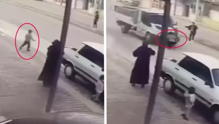 Yolun karşısına geçerken kamyonetin çarptığı çocuk ağır yaralandı