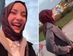 Zorbalandıklarını kahkaha atarak anlatan başörtülü kızlara tepki var