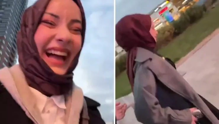 Zorbalandıklarını kahkaha atarak anlatan başörtülü kızlara tepki var