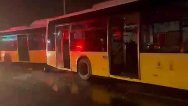 3 İETT otobüsü çarpıştı! Yaralılar var