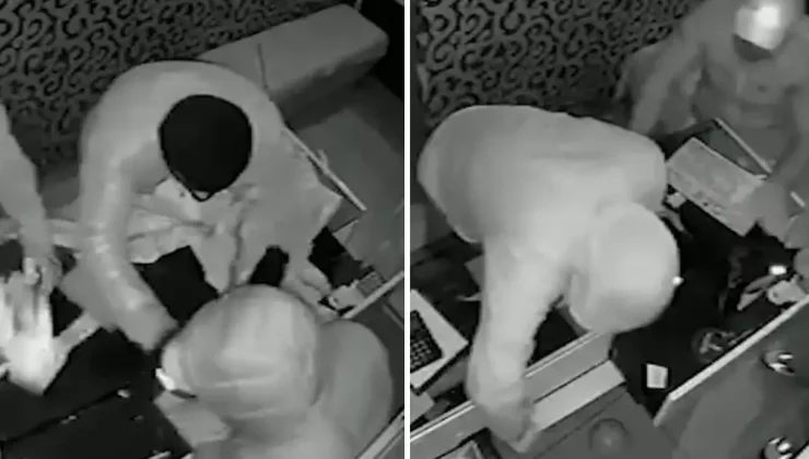 40 saniyede 1.5 milyonluk altın hırsızlığı kamerada