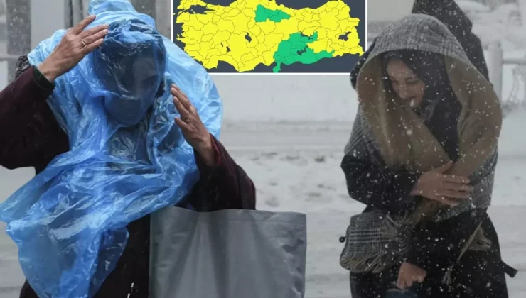 68 kentte "sarı" alarm! Sıcaklıklar 7 derece düşecek, İstanbul’da kar aniden bastıracak