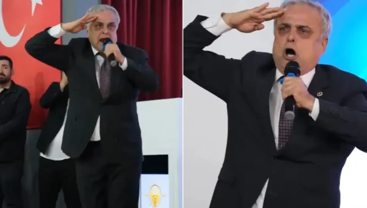 AK Parti’ye geçen Hasan Ufuk Çakır, bu kez Erdoğan’ın fotoğrafına selam durdu