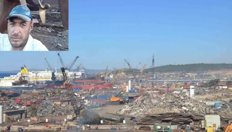 Aliağa Gemi Söküm Bölgesi’nde iş kazası; 1 işçi öldü