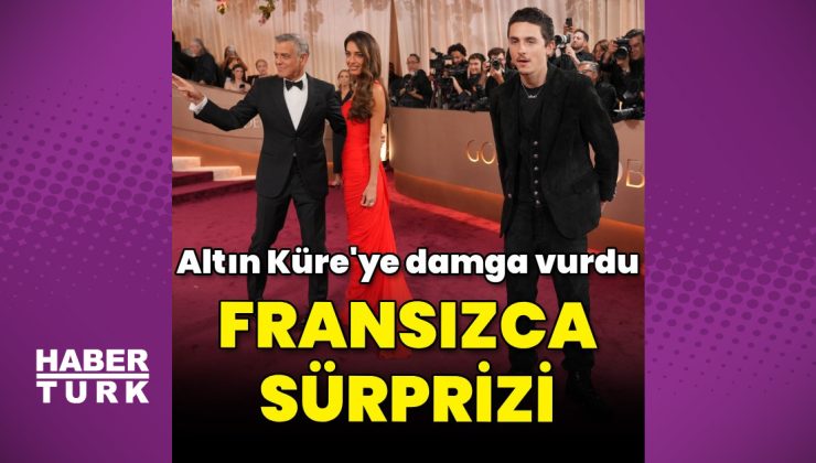 Altın Küre’ye damga vuran anlar: George Clooney’den Fransızca sürprizi