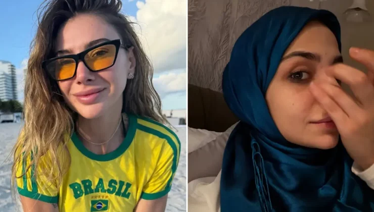 Bahar Şahin başını örtüp Şeyma Subaşı’nı tiye aldı