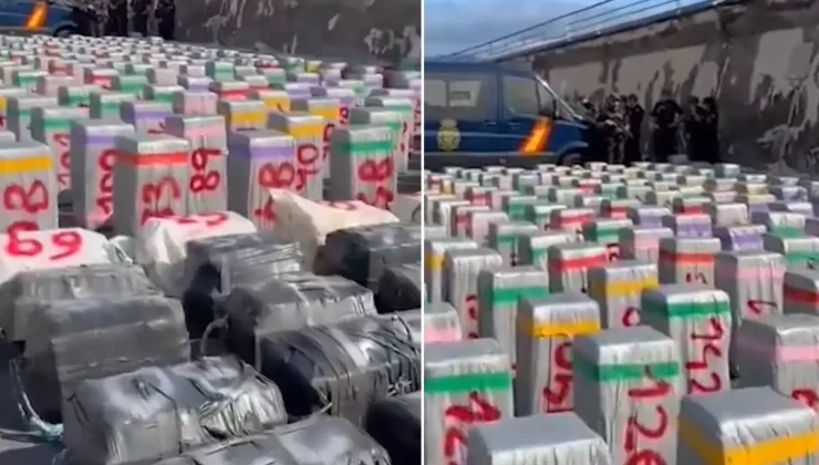 Böylesi görülmedi! Yük gemisinde 10 ton uyuşturucu ele geçirildi