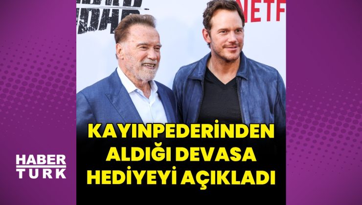 Chris Pratt kayınpederi Arnold Schwarzenegger’in devasa hediyesini açıkladı