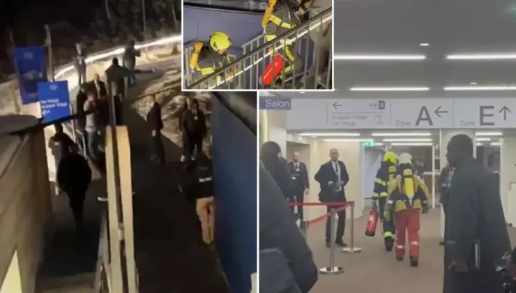 Davos’ta korku dolu anlar! Dünya liderlerinin olduğu kongre hemen tahliye edildi