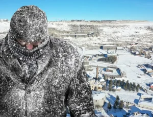 Doğu Anadolu ili buz kesti! Termometre eksi 28’i gösterdi