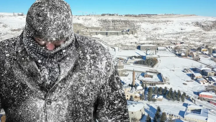 Doğu Anadolu ili buz kesti! Termometre eksi 28’i gösterdi