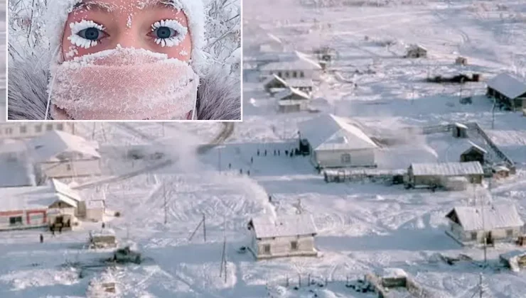 Dünyanın en soğuk yeri Oymyakon’da eksi 71’de yaşam mücadelesi