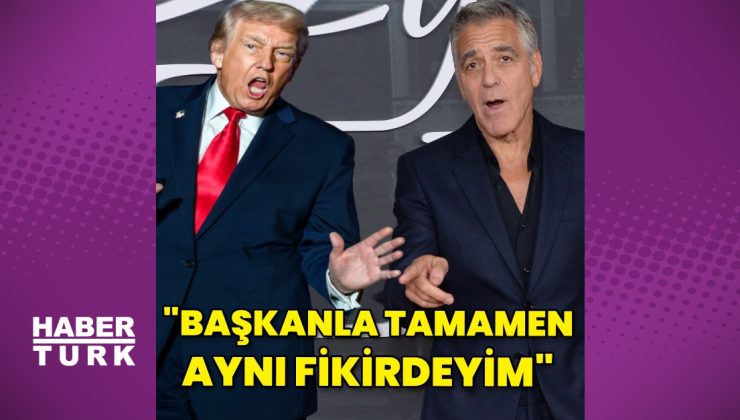 George Clooney’den Donald Trump’ın eleştirisine yanıt: Başkanla tamamen aynı fikirdeyim