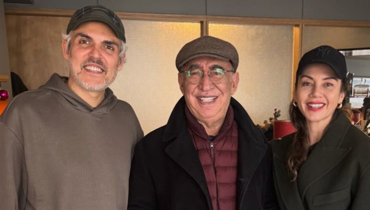 Gökçe Bahadır ve Emir Ersoy, Şener Şen ile buluştu