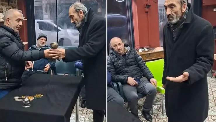 Görüntü Türkiye’den! Eşsiz parçayı peynir fiyatına alan antikacı