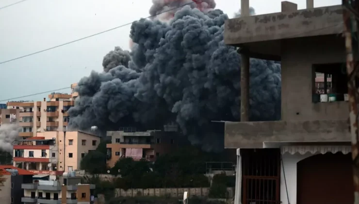 İsrail ordusu Lübnan’da saldırı tehdidinde bulunduğu 5 beldeyi hedef aldı