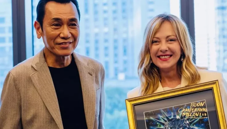 İtalya Başbakanı Meloni’ye manga sanatçısı Hara’dan sıra dışı hediye