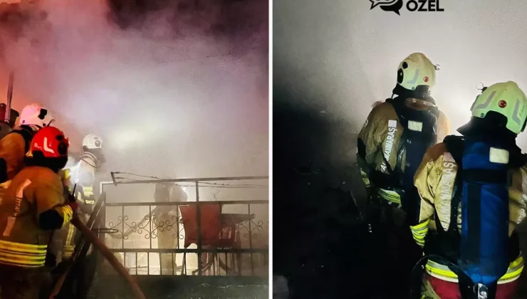 Kahramanmaraş’ta metruk evde yangın