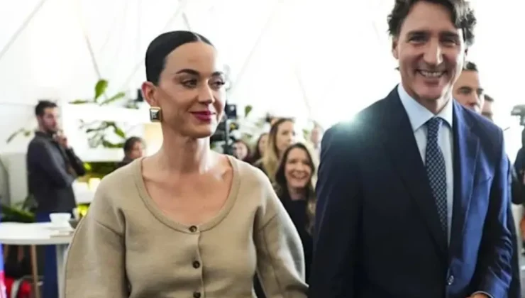 Katy Perry ve Justin Trudeau Davos’ta el ele