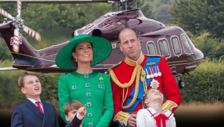 Kraliyet ailesine helikopter tepkisi