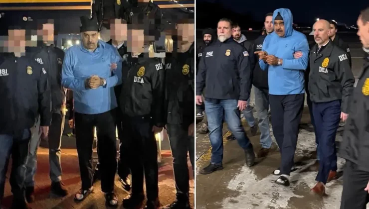 Maduro New York’a böyle getirildi! Görüntülerdeki detay dikkat çekti