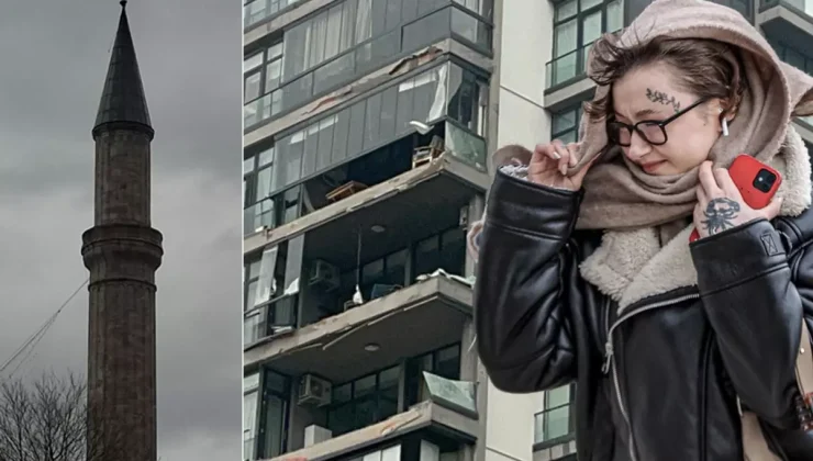 Marmara’da fırtına ile mücadele! Ayasofya Camii’nin alemi düştü, balkonlar bile uçtu