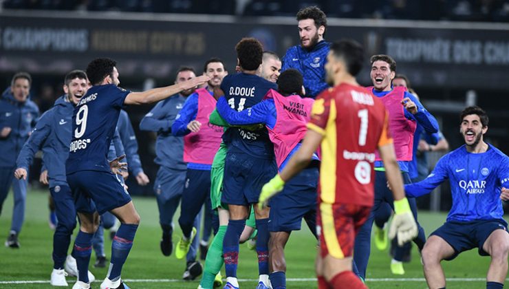 Marsilya’yı penaltılarla deviren PSG, Fransa Süper Kupa’nın sahibi oldu!