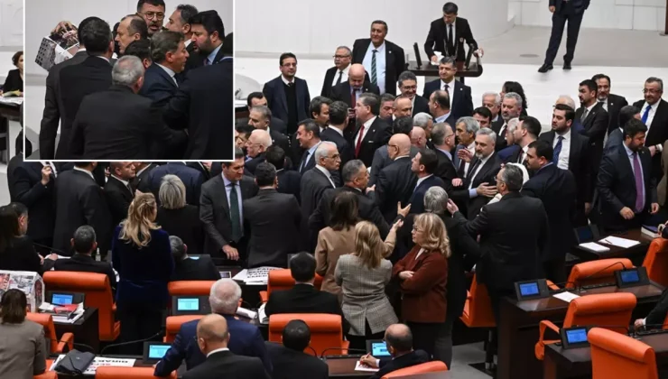 Meclis’te yumruklaşmaya varan kavga! Oturuma iki kez ara verildi