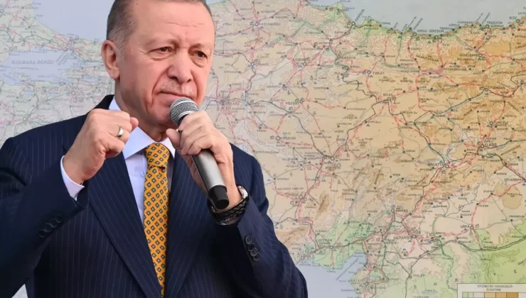 "Rekor kırdık" diyen Cumhurbaşkanı Erdoğan, canlı yayında 5 ilimizin adını saydı