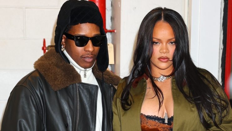 Rihanna ve ASAP Rocky yeni albüm partisinde