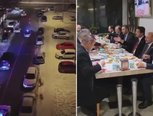 Saadet Partisi lideri Mahmut Arıkan ciğer yemeye çakarlı konvoyla gitti