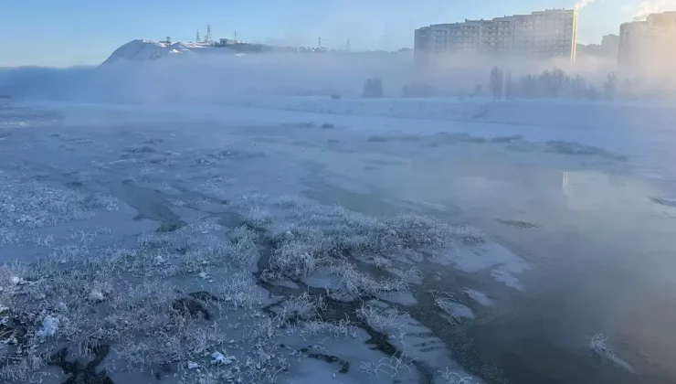 Sibirya değil Türkiye! En uzun nehir dondu