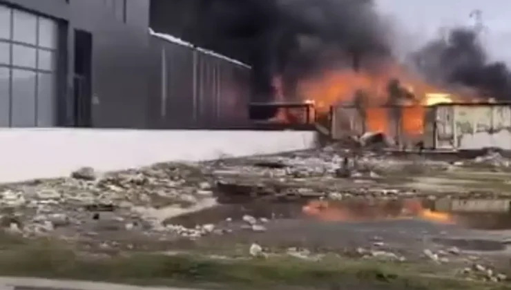 Şile’de işçi konteynerinde yangın: 1 ölü