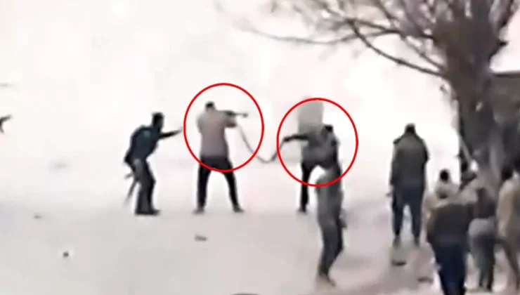 Suriye ordusu ile YPG’li teröristlerin çatışma anına damga vuran görüntü