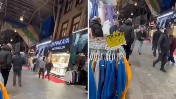 Tarihi Kapalı Çarşı’da çatılar uçtu