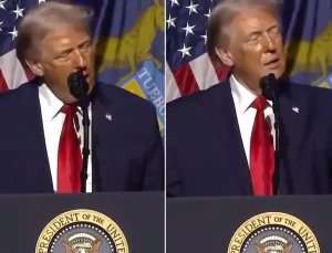 Trump, Detroit’te Biden’in öksürmesini taklit etti