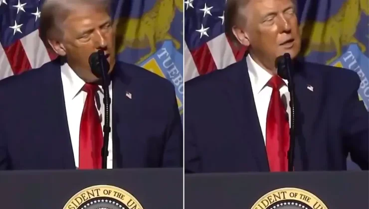 Trump, Detroit’te Biden’in öksürmesini taklit etti