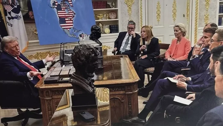 Trump dünyaya mesajı bu fotoğrafla verdi! Haritaya dikkatli bakın