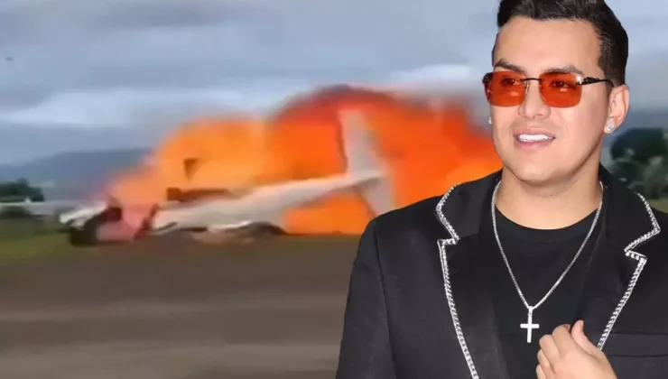 Ünlü şarkıcı Yeison Jimenez’in hayatını kaybettiği uçak kazası kamerada